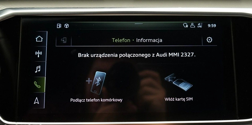 Audi A6 cena 209850 przebieg: 55907, rok produkcji 2019 z Biecz małe 742